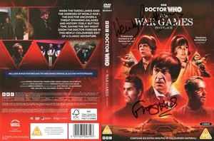 Doctor Who: The War Games in Colour Cover Signed by FRAZER HINES & WENDY PADBURY - Picture 1 of 1