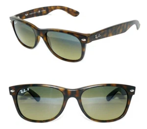 GAFAS DE SOL RAY BAN MARRÓN VERDE POLARIZADAS RB 2132 894/76 NEW WAYFARER - Imagen 1 de 6