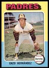 1975 TOPPS ENZO HERNANDEZ 100 SAN DIEGO PADRES #84