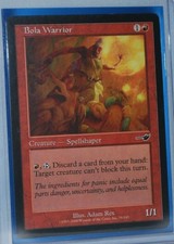 Bola Warrior - Nemesis - Common - MTG - Magic The Gathering #78