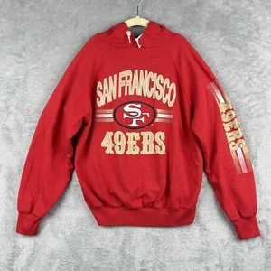 San Francisco 49ERS Hoodie Sweatshirt Youth L NFL Fandom Garan USA Made Football - Picture 1 of 9