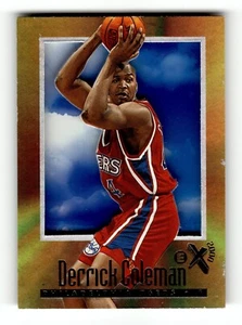 1996-97 E-X2000 #52 Derrick Coleman - Foto 1 di 2