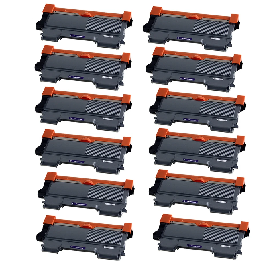 12PK TN-450 TONER For Brother HL-2240 HL2270DW MFC-7360N MFC-7460DN DCP7060D - Image 1 of 1
