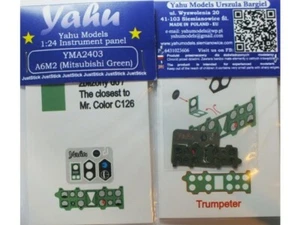 YAHU YMA2403 A6M2 (Mitsubishi Green) 1/24 Instrument panel - Picture 1 of 1