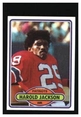 1980 Topps #7 Harold Jackson New England Patriots NM-MT - Image 1 of 2