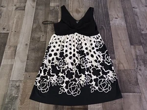 Rhapsody Dress Size XL XG Black & White Fit & Flare Mid Swing - Picture 1 of 8