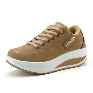 Shoes for Women Autumn Fashion Platform Sneakers Women Plus Size Lacing - Picture 1 of 29