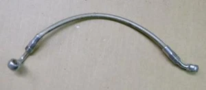 USED STAINLESS STEEL UPPER HYDRAULIC BRAKE LINE WITH FITTINGS - Imagen 1 de 1
