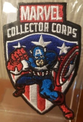 Marvel Comics Captain America Collector Corps Patch - Embroidered Iron On Funko - Image 1 of 4