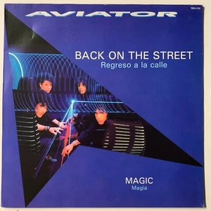 AVIATOR -BACK ON THE STREET / MAGIC- VERY RARE 1986 MEXICAN 12" SINGLE HARD ROCK - Picture 1 of 4