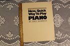 New Quick Way to Play Piano by Rho Barrett 1981