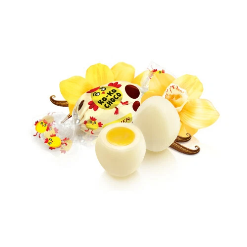 Ukrainian Sweets ROSHEN Easter Candy "Ko-Ko Choco" White Chocolate 200g 7oz - Image 1 of 1