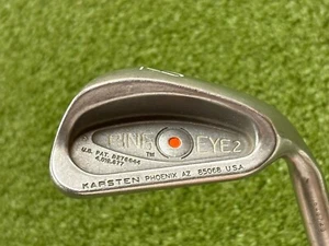 PING Eye 2 Orange Dot 9 Iron RH Step Stiff Steel (L528) - Picture 1 of 6