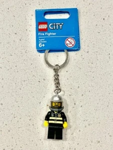 Lego Fireman with Silver Fire Helmet and Breathing Apparatus Key Chain - 851537 - Picture 1 of 2