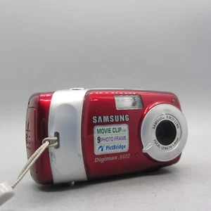 Samsung Digital Camera Digimax A402 4.0MP Red Tested - Picture 1 of 9