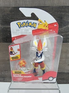 New In Package Pokemon Battle Feature Figure CINDERACE Deluxe Action NIB - Picture 1 of 8