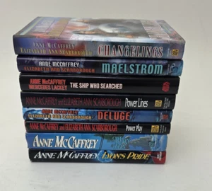 Lot of 8 Hardback Books - by McCaffrey & Scarborough - Del Rey Publisher - Picture 1 of 13