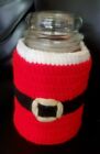 Handmade Crochet Yankee Candle Cozy Sleeve Holder Masonjar Christmas Gift