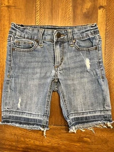 JOE’S JEANS GIRLS DENIM CUTOFF SHORTS SIZE 7 EXCELLENT LD3 - Picture 1 of 4