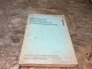 Audi NSU Vergleichsliste geänderter ET-Nummern aus dem Jahr 1970 - Bild 1 von 3