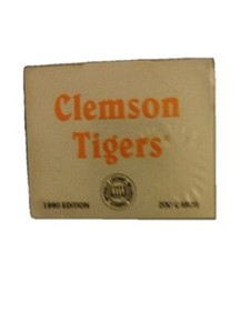 1990 CLEMSON Tigers Factory Set Sealed Trading Card Set The Fridge Bill Cosby