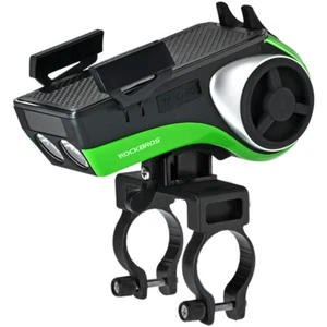 ROCKBROS Bike Bracket Audio Head Light Bell 5-in-1 4000mAh Power Bank Waterproof - Picture 1 of 7