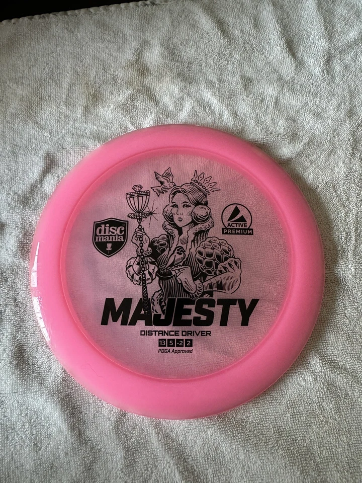 DISC GOLF DISCMANIA MAJESTY ACTIVE PREMIUM DISTANCE DRIVER  Pink - Image 1 of 1