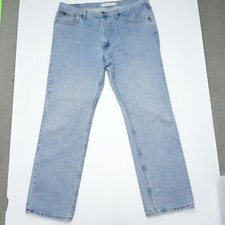 Lee Deinm Jeans Men's 40 X 33 Blue Ultra High Rise Regular Fit 5-Pockets Design