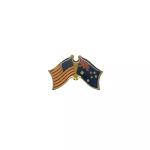 Pin de solapa de bandera de Estados Unidos y Australia / Pin de Estados Unidos y Australia - Imagen 1 de 1