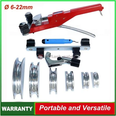 Air Conditioning Copper Pipe Bender Aluminium Tube Bending Machine 6mm-22mm SET - Image 1 of 3
