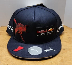 Red Bull Racing Max Verstappen Flat Brim Cap Formula 1 Grand Prix - F1 - Hat NWT - Picture 1 of 12