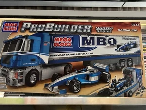Mega Bloks #9744 - Racing Rig Pro Builder 1580 Teile Truck + Rennwagen (geöffnet) - Bild 1 von 5