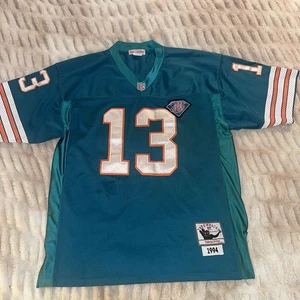 Dan Marino Mitchell & Ness 1994 Miami Dolphins Trikot 75th NFL Patch Größe 48 L - Bild 1 von 10