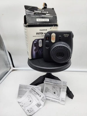 Fujifilm Instax Mini 8 Instant Film Camera With Box BLACK - Image 1 of 4