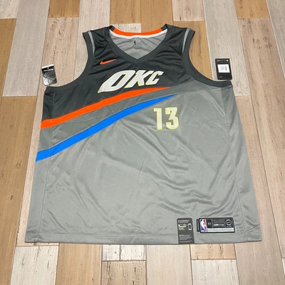 Nike Paul George Oklahoma City Thunder Swingman Jersey 912134-040 Sz 3XL66 - Image 1 of 4