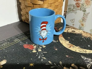 Blue Dr. Seuss Cat in The Hat Coffee Mug 2022 - Picture 1 of 4