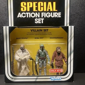 Juego de figuras de acción especiales sin perforar Star Wars TVC ANH Tatooine Villain Boba Fett - Imagen 1 de 18