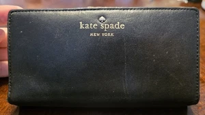 Bolso de mano Kate Spade de cuero negro - Imagen 1 de 5