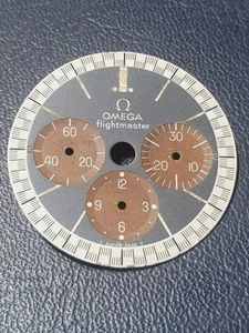 Omega Flightmaster Cronógrafo Tritio Esfera Tropical Usado Parte Ref. 145.036 - Imagen 1 de 4