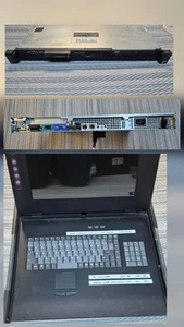 Dell PowerEdge R210 Server Xeon L3426 Quad-Core 1.86 GHz + KVM Monitor 19" Rack - Bild 1 von 15