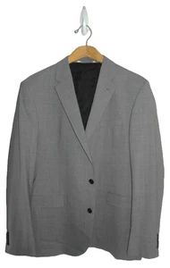 Neu ohne Etikett Herren 44R 44 Reg ALLSAINTS Ross SPJ Wolle Elasthan Sport Mantel grau melange - Bild 1 von 10