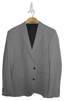 Nuevo sin etiquetas Abrigo Deportivo Para Hombre 44R 44 Reg ALLSAINTS Ross SPJ Lana Elastano Gris Mezcla Foto 1 de 4