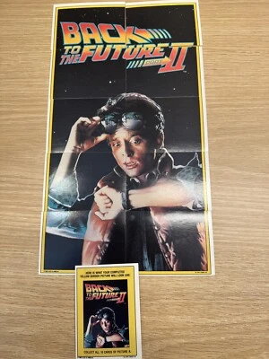 BACK TO THE FUTURE II 1989 TOPPS COMPLETE STICKER SET 14 CARD LOT COLLECTION - Image 1 of 3