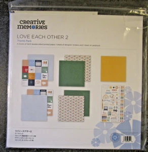 Creative Memories 12x12 LOVE EACH OTHER 2 - Themenpaket Covid 2020 - Papier, Sticker - Bild 1 von 2