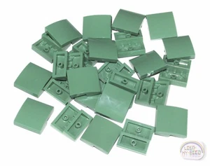 LEGO - Bolso de 3 bucks - 2x2 pendientes curvas - 25 piezas - Verde arena - 15068 - Nuevo - Imagen 1 de 4