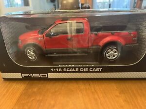 2004 Ford F150 FX4 Pickup Truck 1:18 The Beanstalk Diecast High Detail RED