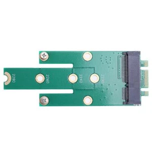 M.2 B + Key to mSATA Mini PCI-E SATA 3.0 SSD Male Converter Card FR - Photo 1/6