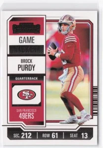 2023 Panini Contenders Brock Purdy #86 Game Ticket Bronze - Picture 1 of 2