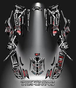 Yamaha Raptor 660-660R 2001-2005 full graphics kit sticker decals - Picture 1 of 4