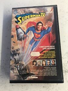 SUPERMAN IV VHS EX NOLEGGIO WARNER TESTATA E PERFETTAMENTE FUNZIONANTE